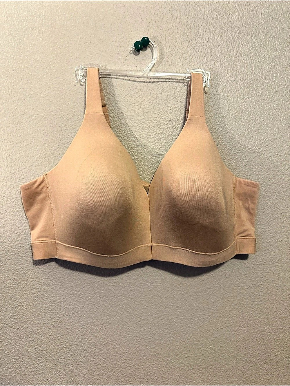 Cacique Wirefree Full Coverage Bra Brown 44C Like New Front Closure